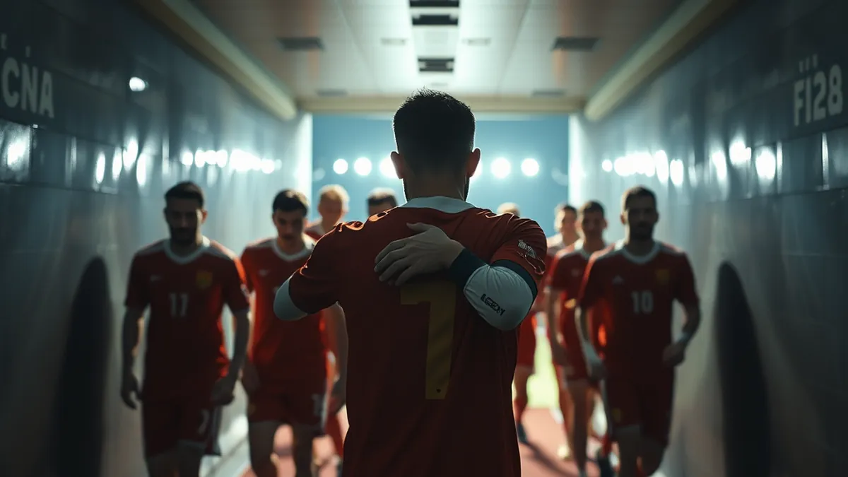 Sweden national football team prepares for World Cup match